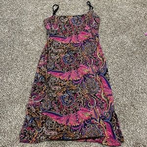 Paisley Bright Printed Dress